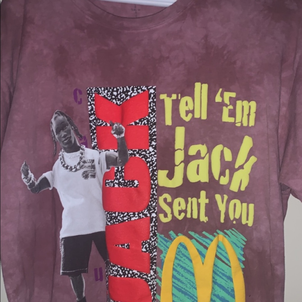 Travis Scott x McDonald’s Smile shirt